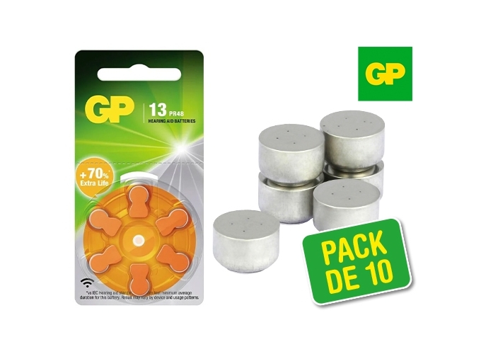 CTE 6 PILES *GP* ZA  13 ZINC-AIR PROTH. AUDIT.(10)