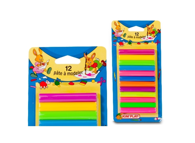 CTE PATE A MODELER 12 COUL. FLUO (24)