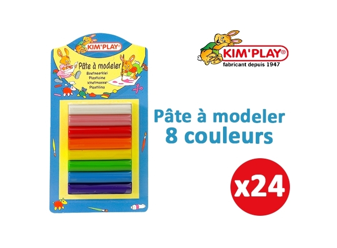 CTE PATE A MODELER 8 COUL. CLASSIQUES (24)