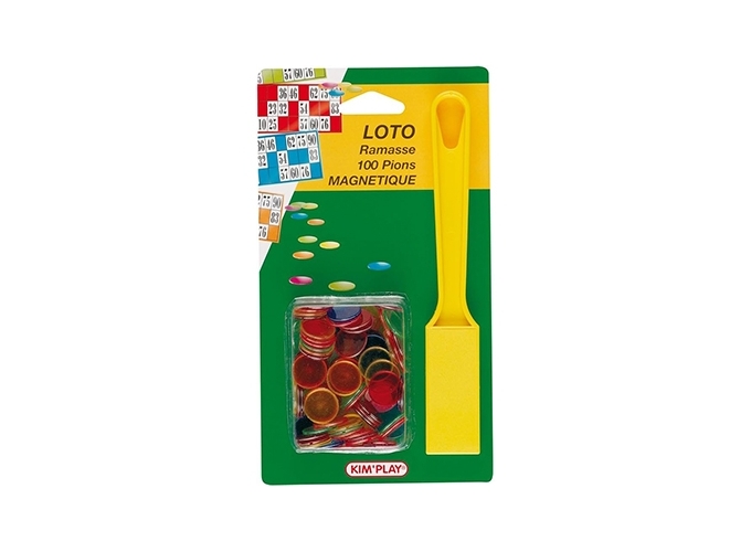 CTE RAMASSE 100 PIONS LOTO MAGNETIQUES (24)