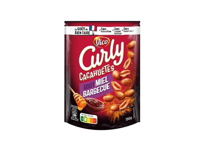 CURLY CACACHUETES MIEL BARBECUE 150GR (16)