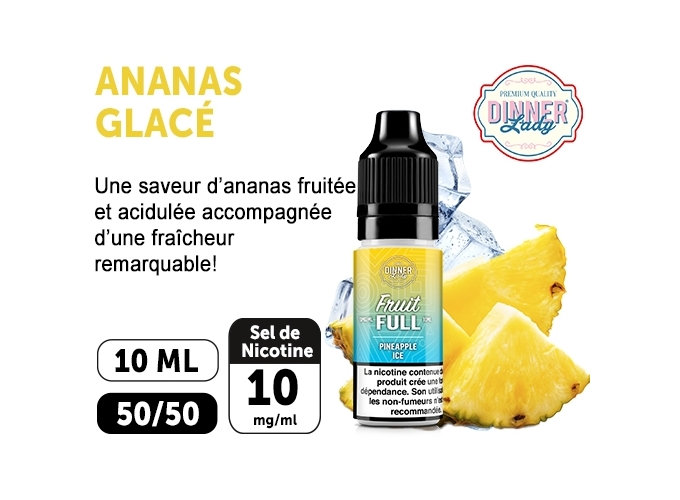 DINNER'S LADY ANANAS GLACEE 10ML 10MGML