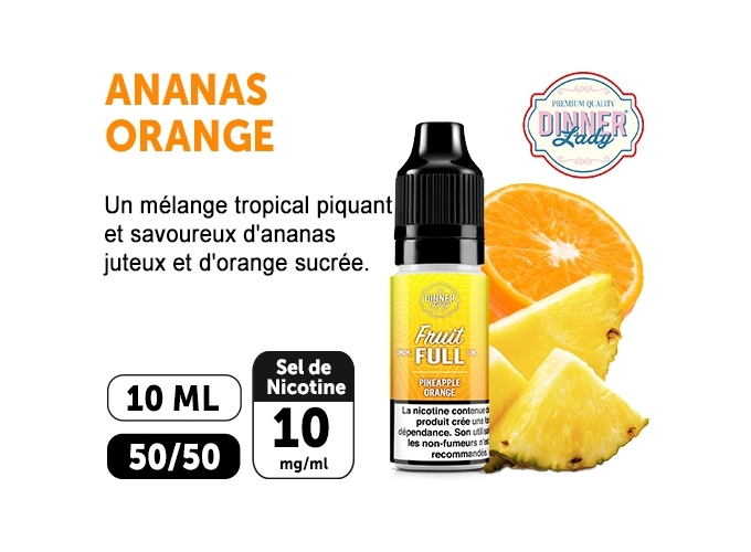 DINNER'S LADY ANANAS ORANGE 10ML 10MGML