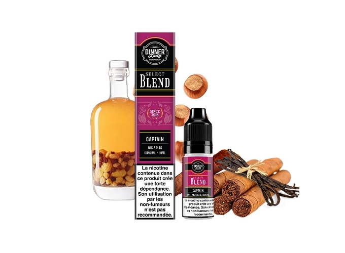 DINNER'S LADY CAPTAIN BLEND SALT 10ML 10MGML