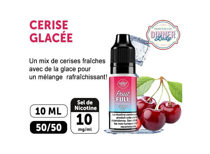 DINNER'S LADY CERISE GLACEE 10ML  10MG ML
