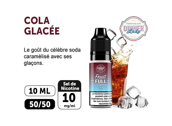 DINNER'S LADY COLA GLACEE 10ML  10MG ML