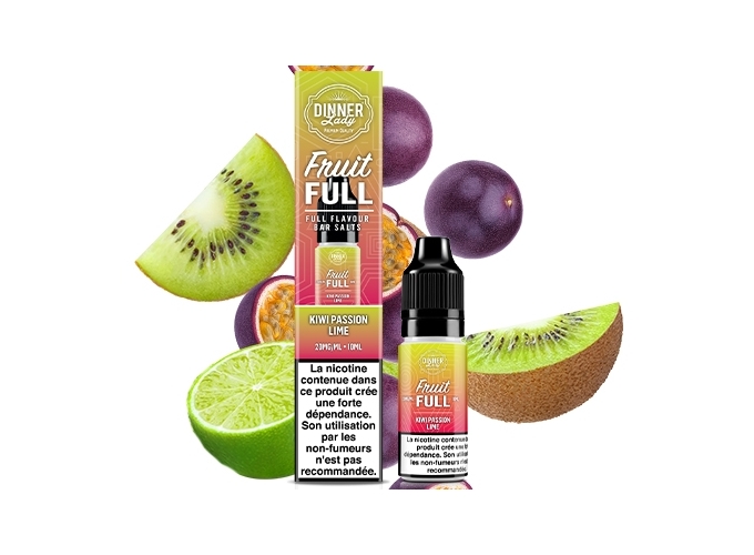 DINNER'S LADY KIWI PASSION CITRON VERT 10ML 20MGML
