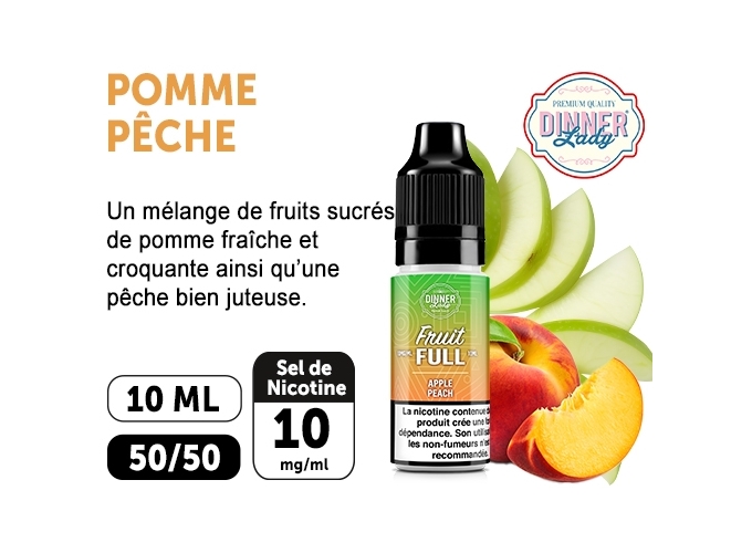 DINNER'S LADY POMME PECHE 10ML  10MG ML