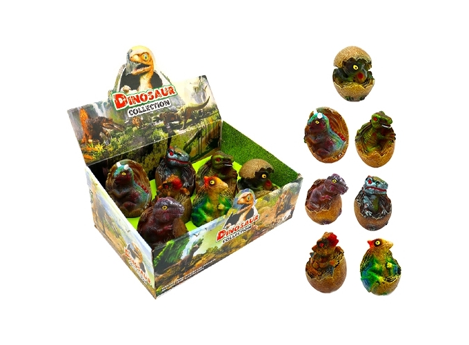 DINO 10cm OEUF SON ET LUMIERE  (BTE.8)
