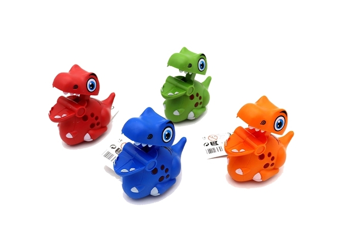 DINO 9.5cm ''PRESS AND GO''  ASS.4  (BTE.12)