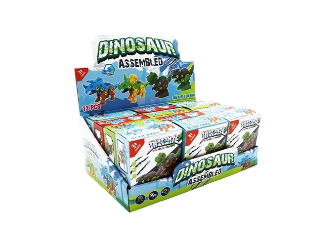 DINOSAURE PUZZLE 3D 7.5CM 4 MODELES ASS (12)