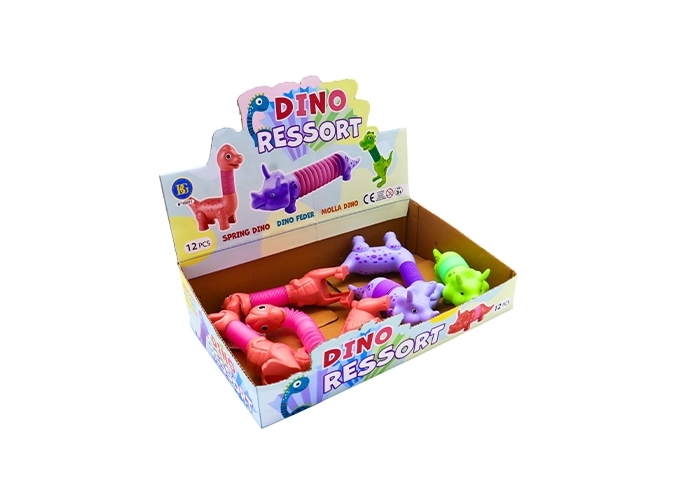 DINOSAURE RESSORT 12 CM 3 MODELES ASSORTIS (12)