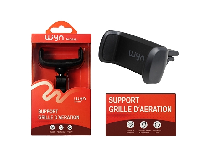 ** DISCONTINU SUPPORT SMARTPHONE GRILLE D'AERA