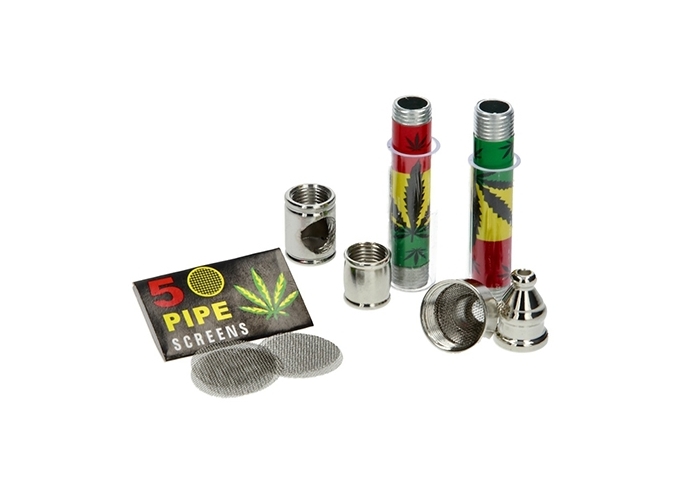 DISP. 12 PIPES METAL DREAMLINER LEAF 12.5CM  (1)