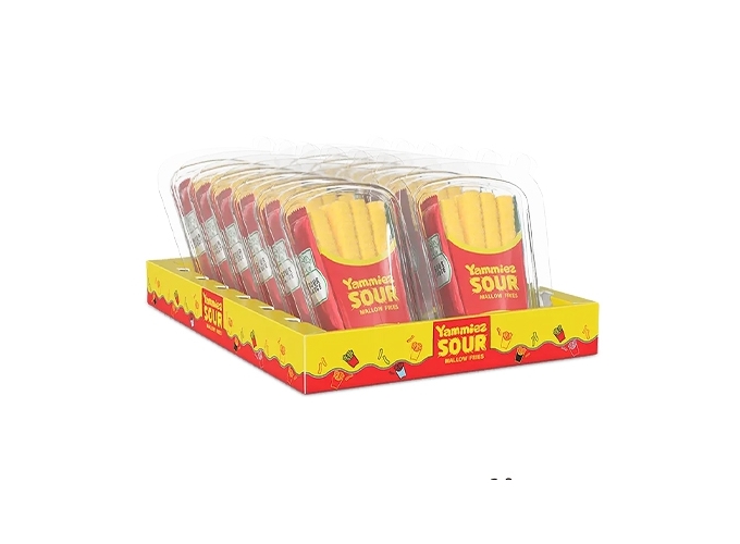 DISPLAY 12 YAMMIEZ SOUR MALLOW FRIES 44GR (1)