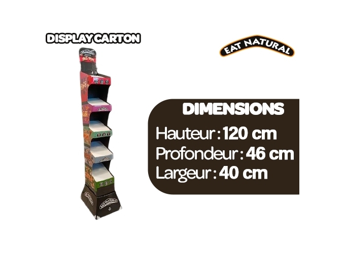 DISPLAY CARTON VIDE EAT NATURAL