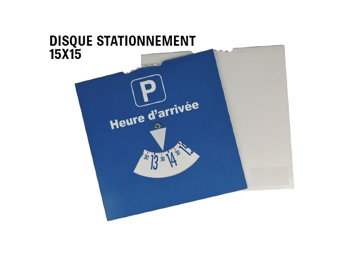 DISQUE STATIONNEMENT 15X15 N.F. (25)