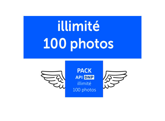 DNP  Pack API ANTS Temps illimite 100 photos