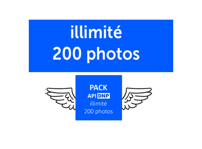 DNP  Pack API ANTS Temps illimite 200 photos