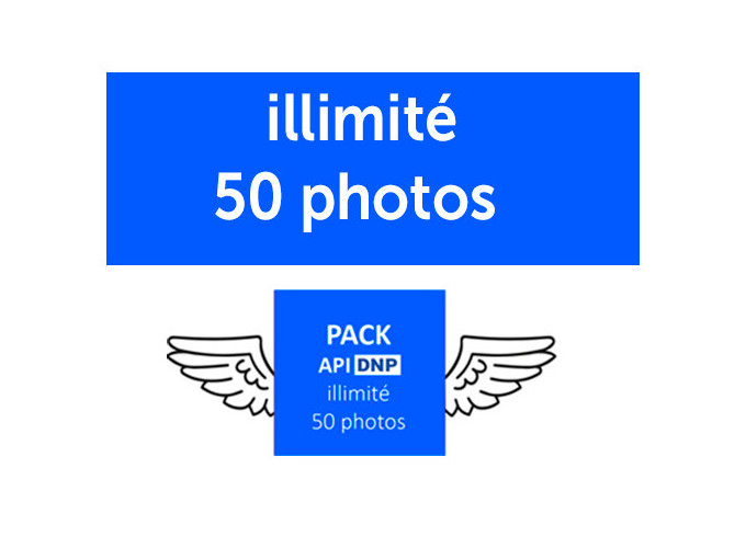DNP  Pack API ANTS Temps illimite 50 photos