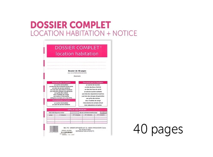 DOSSIER COMPLET 16 DOCS LOCAT. HABIT.  NOTICE  (5)