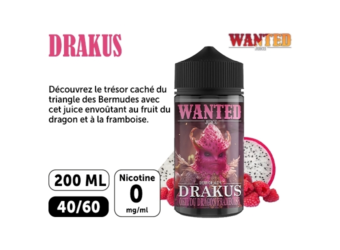 DRAKUS 200 ML WANTED JUICE