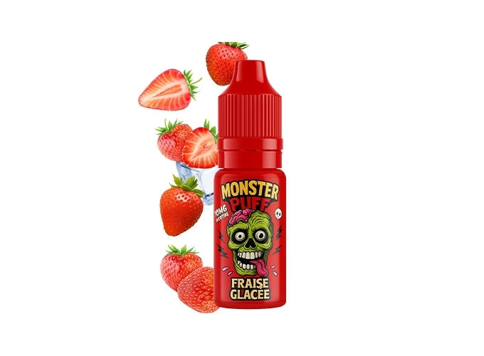 E-LIQUIDE MONSTER FRAISE GLACÉE 10 MG