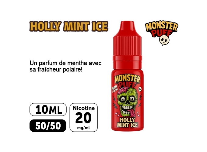 E-LIQUIDE MONSTER HOLLY MINT ICE 20 MG