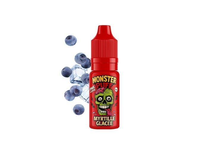 E-LIQUIDE MONSTER MYRTILLE GLACÉE 10 MG