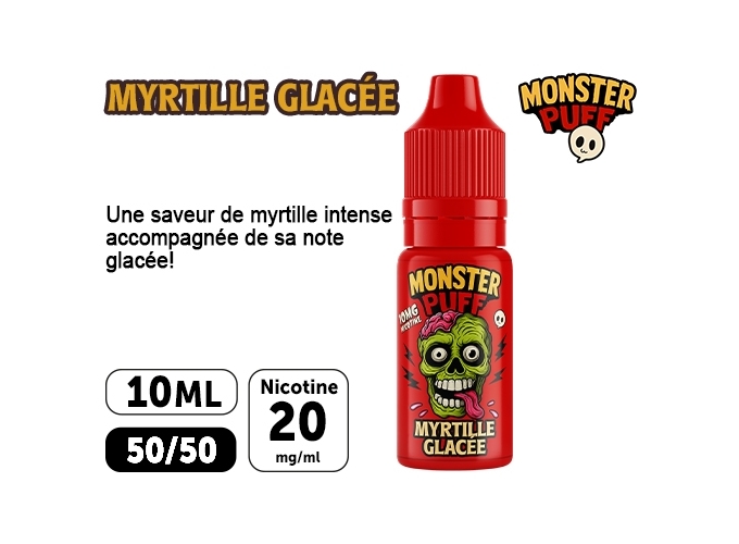 E-LIQUIDE MONSTER MYRTILLE GLACÉE 20 MG
