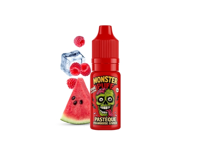 E-LIQUIDE MONSTER PASTÉQUE FRAMBOISE ICE 10 MG