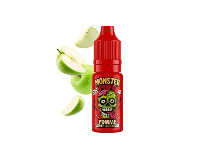 E-LIQUIDE MONSTER POMME VERTE ACIDULÉE 20 MG