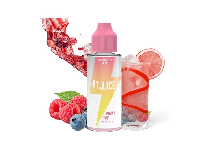 E-LIQUIDE T-JUICE 100 ml  PINKY POP  00 mg