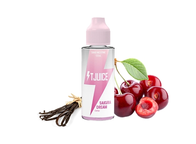 E-LIQUIDE T-JUICE 100 ml  SAKURA DREAM  00 mg