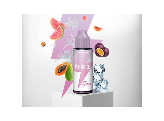 E-LIQUIDE T-JUICE 100ml  ICY PARADISE  00 mg (6)