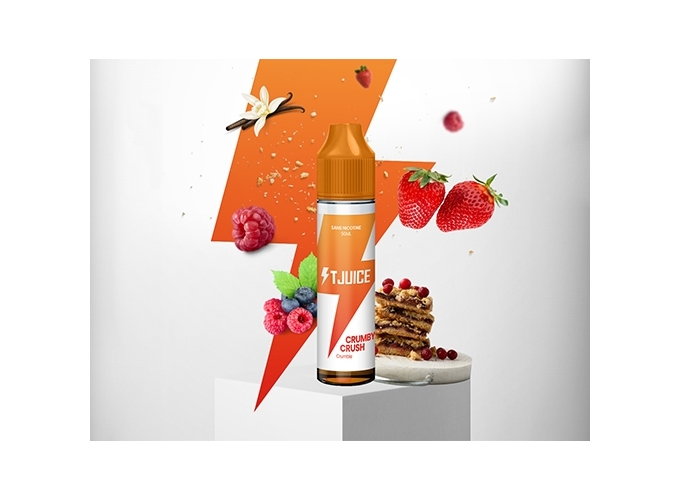 E-LIQUIDE T-JUICE 50ml  CRUMBY CRUSH  00 mg