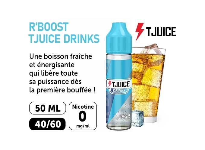 E-LIQUIDE T-JUICE 50ml  R'BOOST  00 mg
