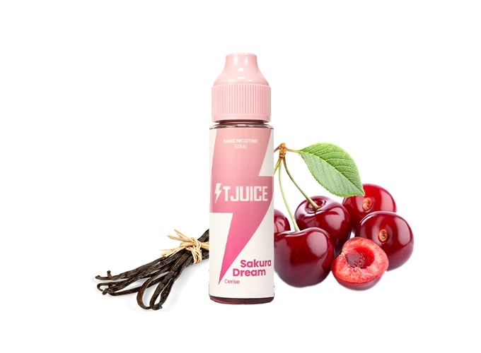 E-LIQUIDE T-JUICE 50ml  SAKURA DREAM  00 mg (10)