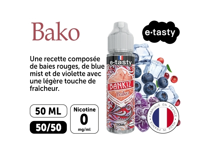 E-TASTY BANKIZ BAKO 50 ml