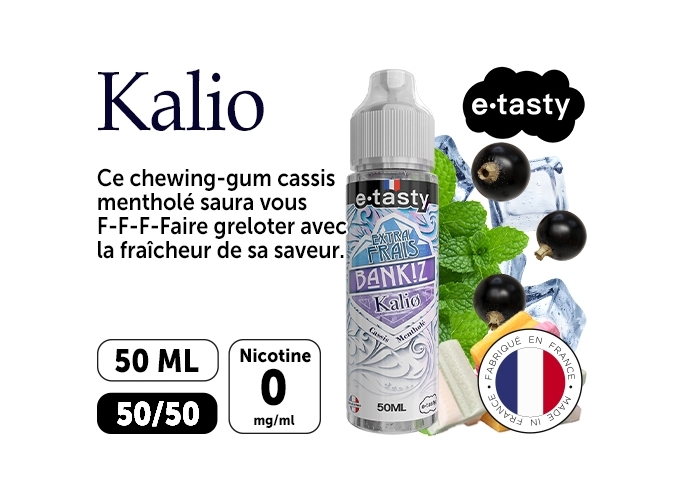 E-TASTY BANKIZ KALIO 50 ml