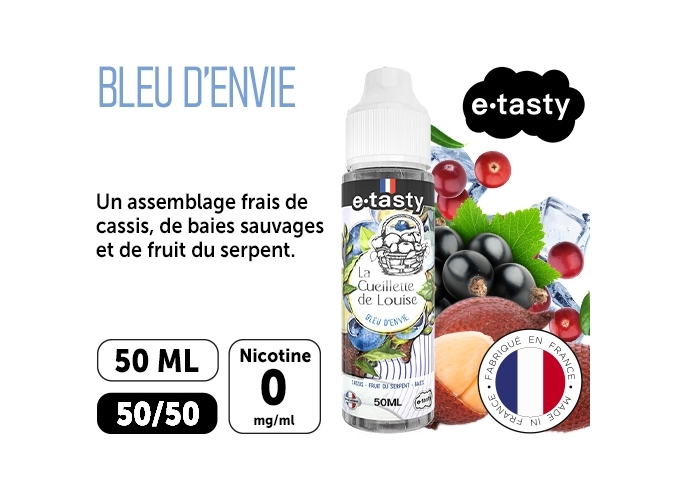E-TASTY CUEILLETTE DE LOUISE BLEU D'ENVIE 50 ml