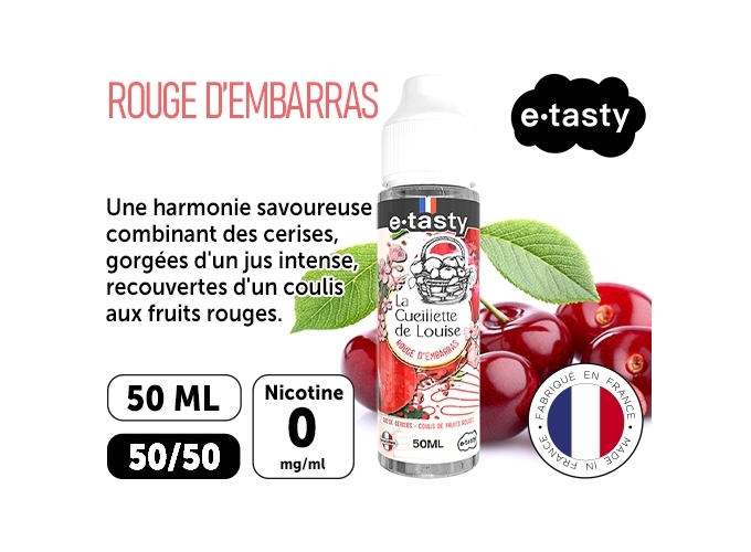 E-TASTY CUEILLETTE DE LOUISE ROUGE EMBARRAS 50 ml