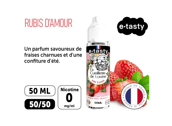 E-TASTY CUEILLETTE DE LOUISE RUBIS AMOUR 50 ml