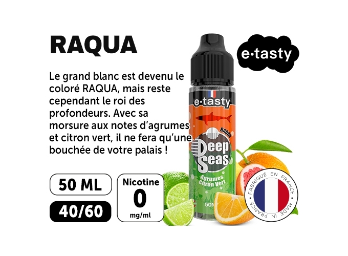 E-TASTY DEEP SEAS RAQUA 50 ml
