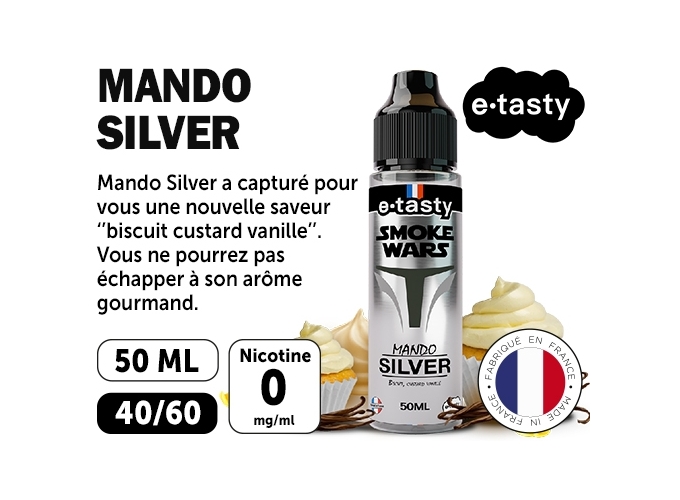 E-TASTY SWOKE MANDO SILVER 50 ml