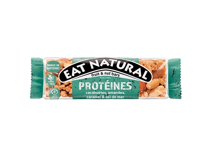 EAT NATURAL BARRE CEREALE PROTEINEE CARAMEL (12)