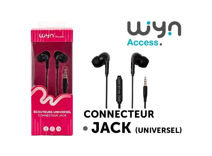 ECOUTEURS POWER BASS   KIT MAIN LIBRE NOIR  (1)