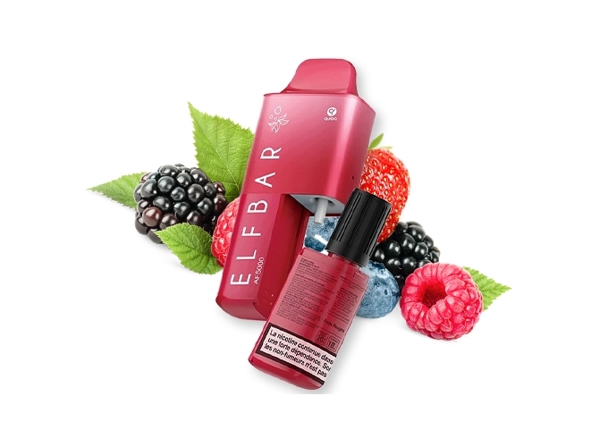 ELFBAR AF 5000 FRUITS ROUGES 20 MG (5)