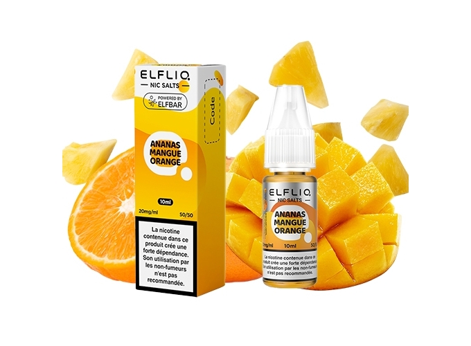 ELFLIQ  ANANAS MANGUE ORANGE   10ML 20MG