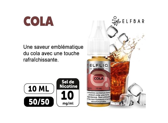 ELFLIQ  COLA 10ML 10MG